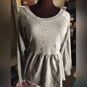 NWOT Torrid Skirted Scoop Neck Blouse